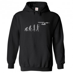 Evolution Inspired Classic Unisex Kids and Adults Pullover Hoodie 									 									 									